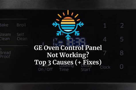 ge gas stove digital display not working
